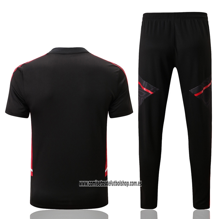 Chandal del Manchester United 22-23 Manga Corta Negro